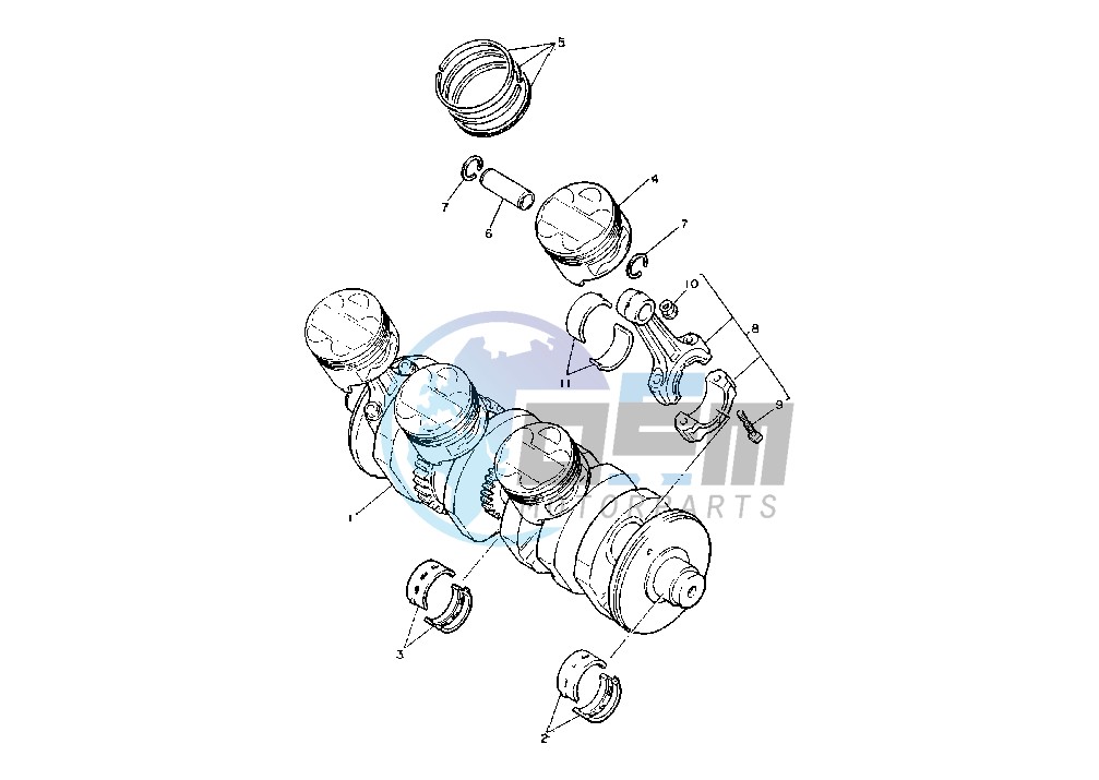 CRANKSHAFT PISTON