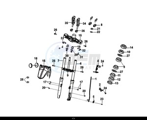 NH-T 125I (MG12B1-EU) (L9-M0) drawing FR. FORK BRIDGE STEERING STEM COMP