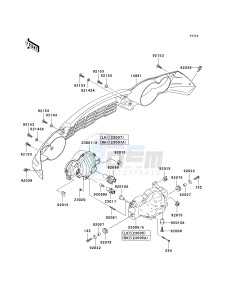 KVF 750 E [BRUTE FORCE 750 4X4I NRA OUTDOORS] (E8F-E9FA) E8F drawing HEADLIGHT-- S- -