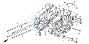 ST50 drawing CRANKCASE