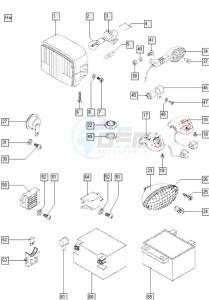 FLEXER_EX_L0-L2 50 L0-L2 drawing Electric parts