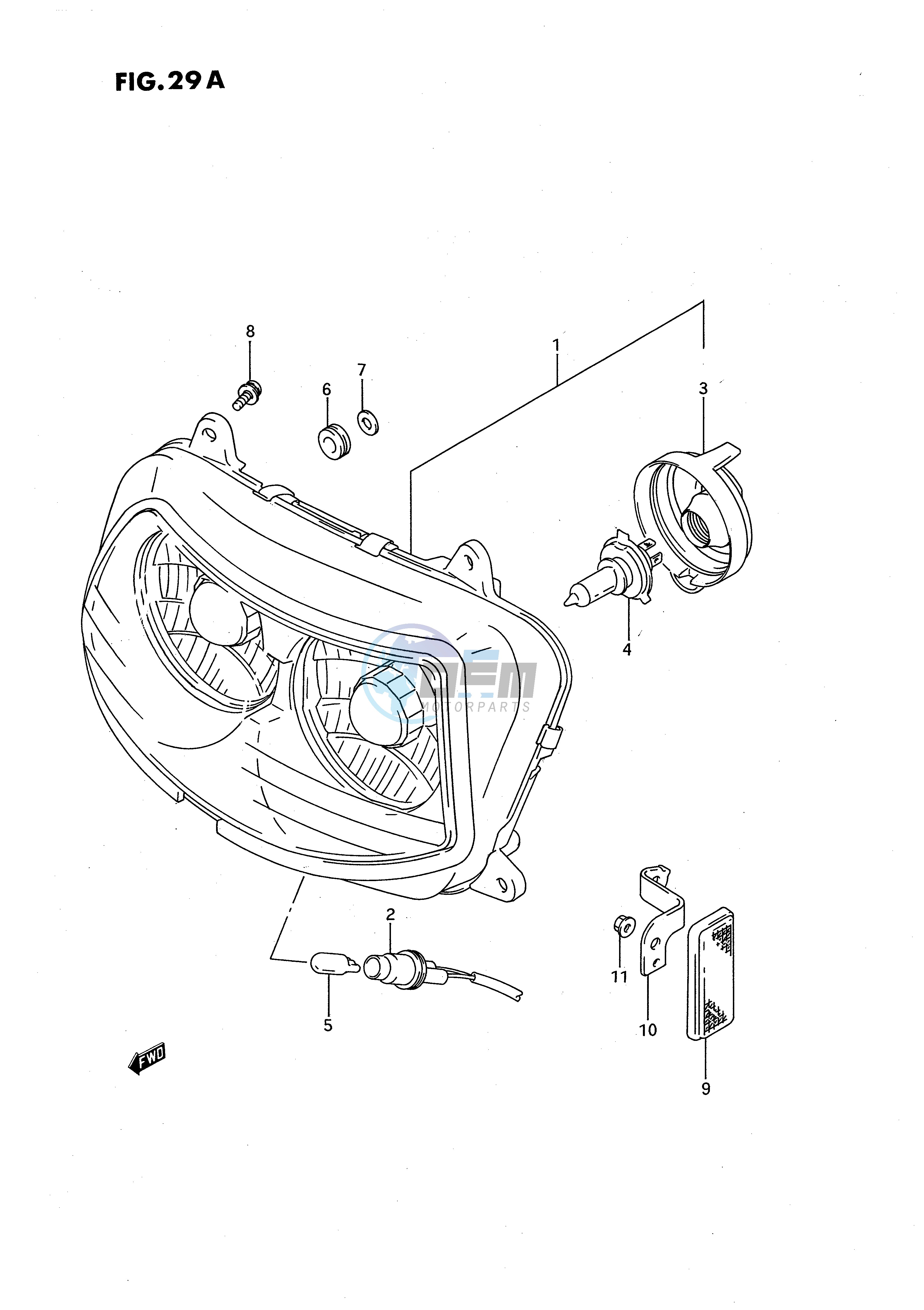 HEADLAMP (MODEL R S)