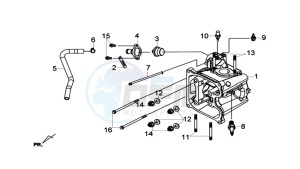 CRUISYM 250I (L8) EU drawing CYLINDER HEAD KPL.