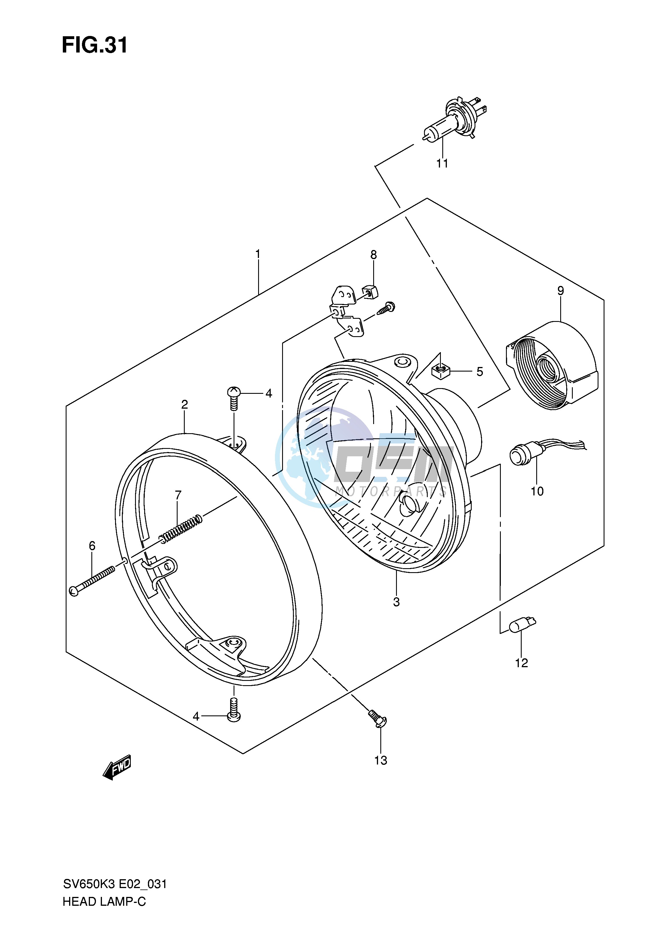 HEADLAMP (NOTE)