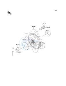 KRF 750 L [TERYX 750 FI 4X4 LE SPORT MONSTER ENERGY] (L9F-L9FA) L9FA drawing REAR HUBS_BRAKES