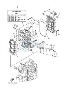 F40ELRD drawing CYLINDER--CRANKCASE-2