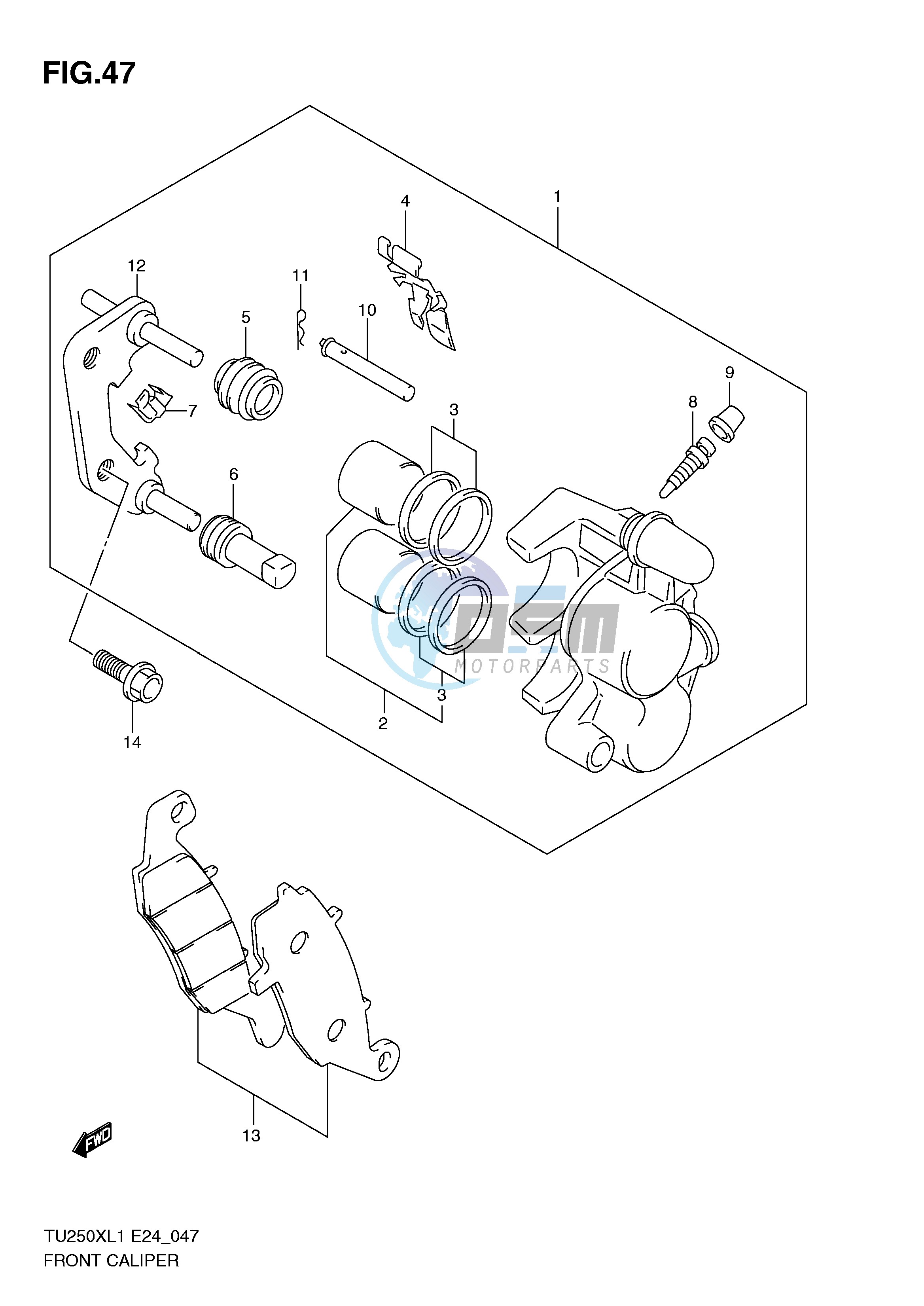 FRONT CALIPER