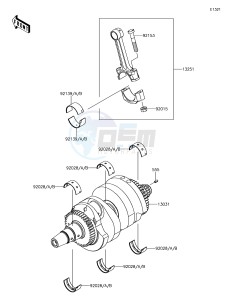 Z650 ER650HJF XX (EU ME A(FRICA) drawing Crankshaft