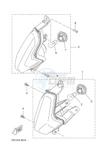 YPR125R XMAX 125 EVOLIS 125 (2DM3) drawing FLASHER LIGHT