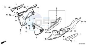 NSA700A9 E / MKH MME drawing LOWER COWL