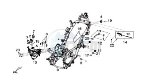 GTS 300i 2012 drawing FRAME