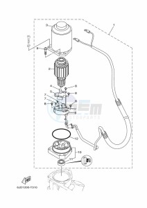 F225BETX drawing TILT-SYSTEM-2