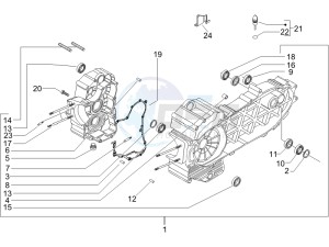 Fuoco 500 e3 800 drawing Crankcase