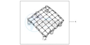 CBR125RWB CBR125RW E drawing RUBBER NET A