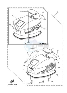 15FMHS drawing FAIRING-UPPER