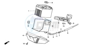 PK50 drawing BATTERY