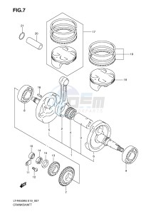 LT-R450 (E19) drawing CRANKSHAFT