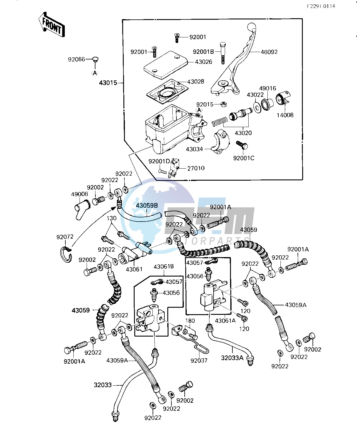 FRONT MASTER CYLINDER