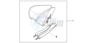 CBR600FB drawing TAIL PACK