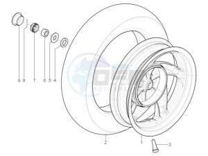 TYPHOON 125 4T 2V E3 (APAC) drawing Rear wheel