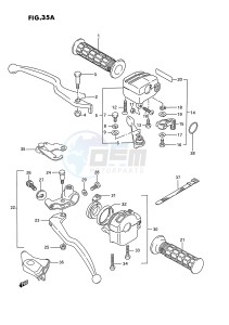 LT-F250 (E2) drawing HANDLE SWITCH (MODEL S T E24)