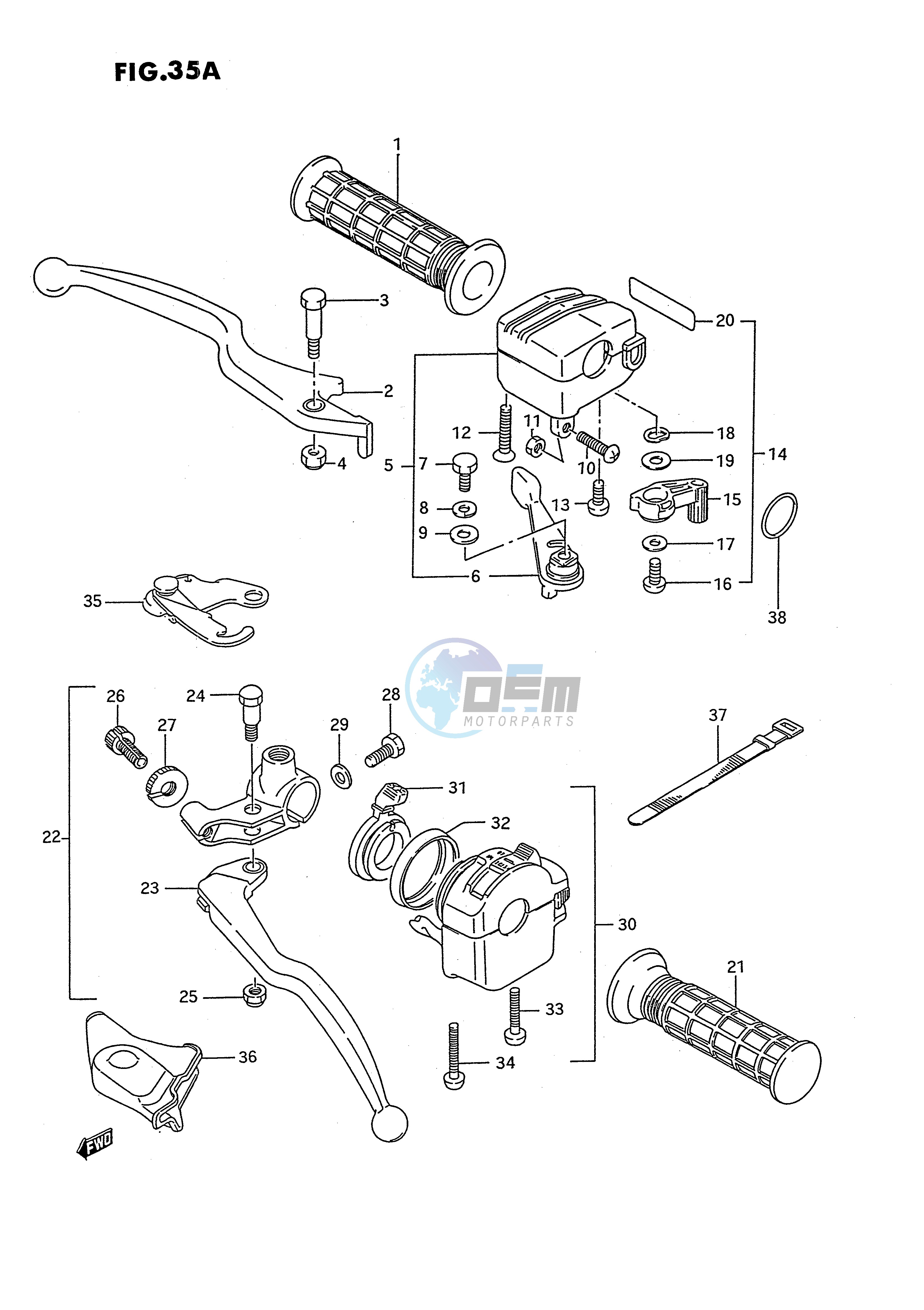 HANDLE SWITCH (MODEL S T E24)