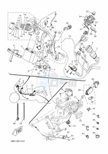 GPD155-A NMAX 155 (BBD5) drawing STAND & FOOTREST