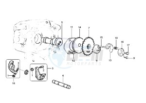 Hexagon GTX 125-180 drawing Camshaft