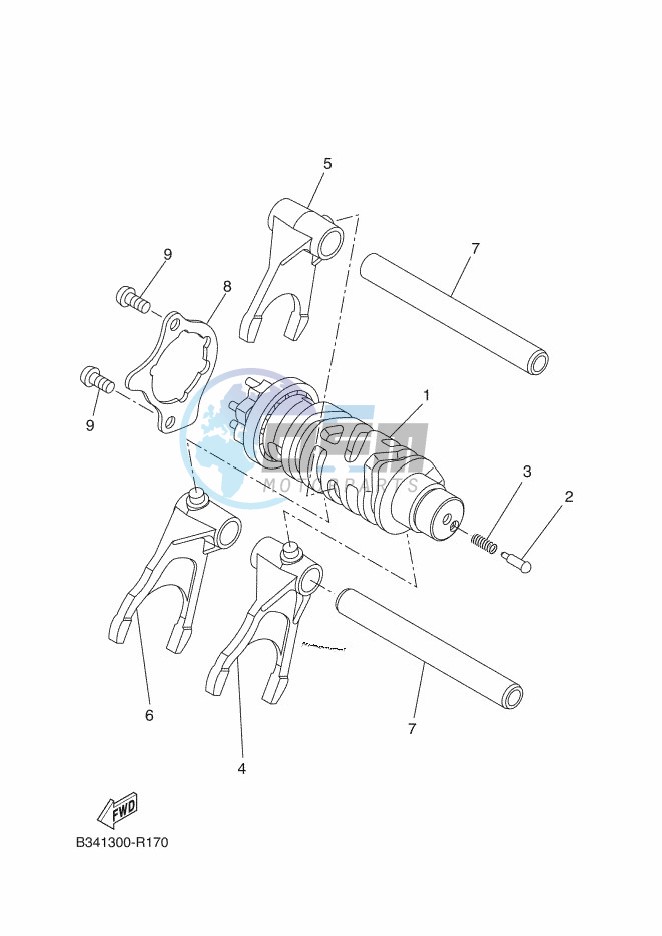 SHIFT CAM & FORK