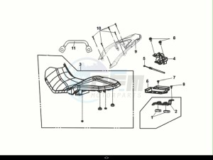 NH-T 200I (MG20BW-EU) (E5) (M1) drawing FRONT SEAT