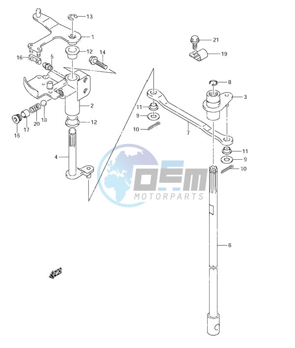 Clutch Shaft (S/N 681518 & Newer)