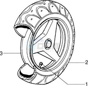 Easy Moving 50 drawing Rear Wheel