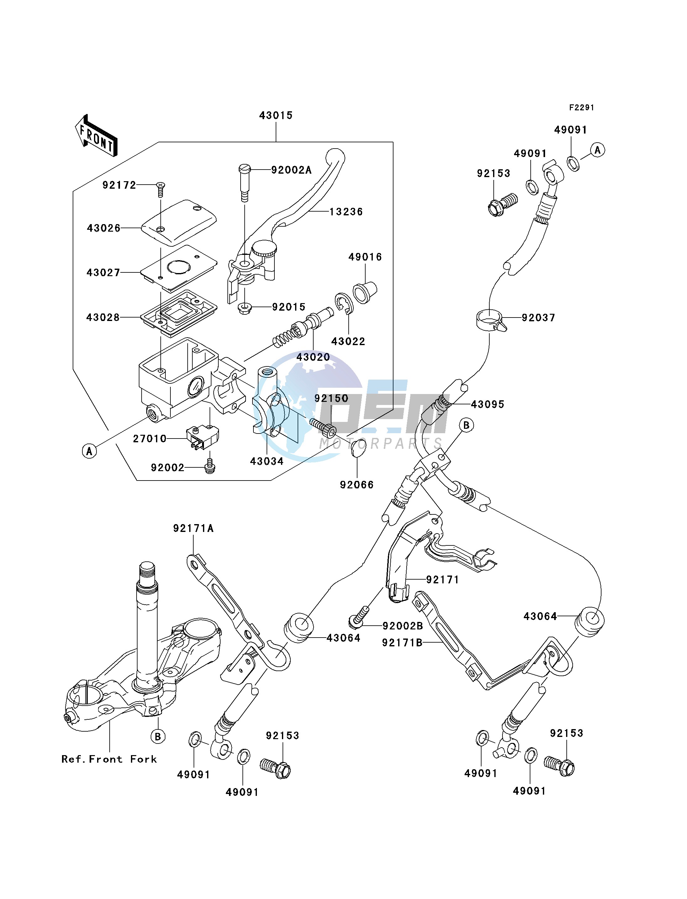 FRONT MASTER CYLINDER