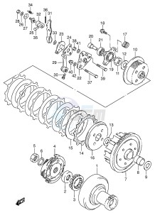 LT-F160 (P28) drawing CLUTCH