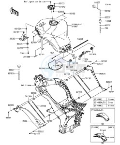 Z1000SX_ABS ZX1000MGF FR GB XX (EU ME A(FRICA) drawing Fuel Tank