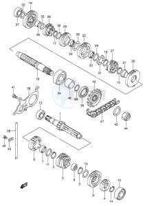 SV650 (E2) drawing TRANSMISSION