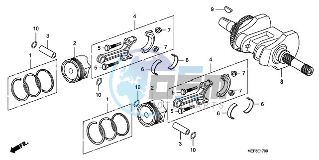 CRANKSHAFT/PISTON