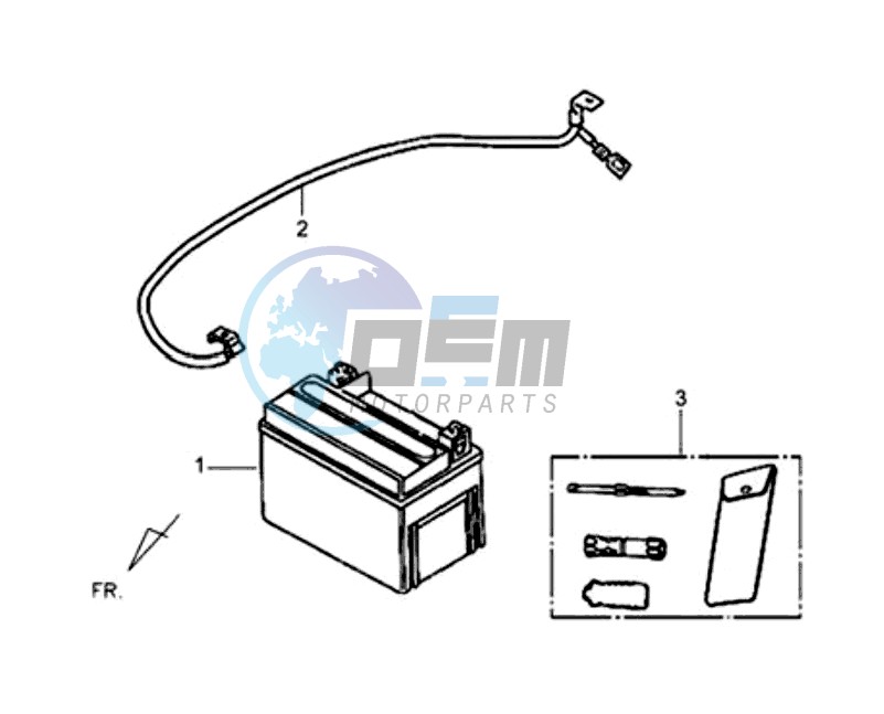 BATTERY / TOOLKIT