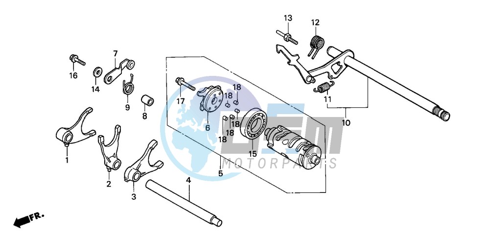 GEARSHAFT DRUM