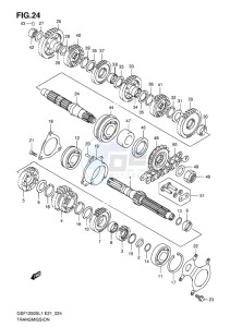 GSF-1250S ABS BANDIT EU drawing TRANSMISSION