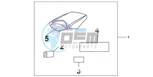 REAR SEAT COWL REPSOL