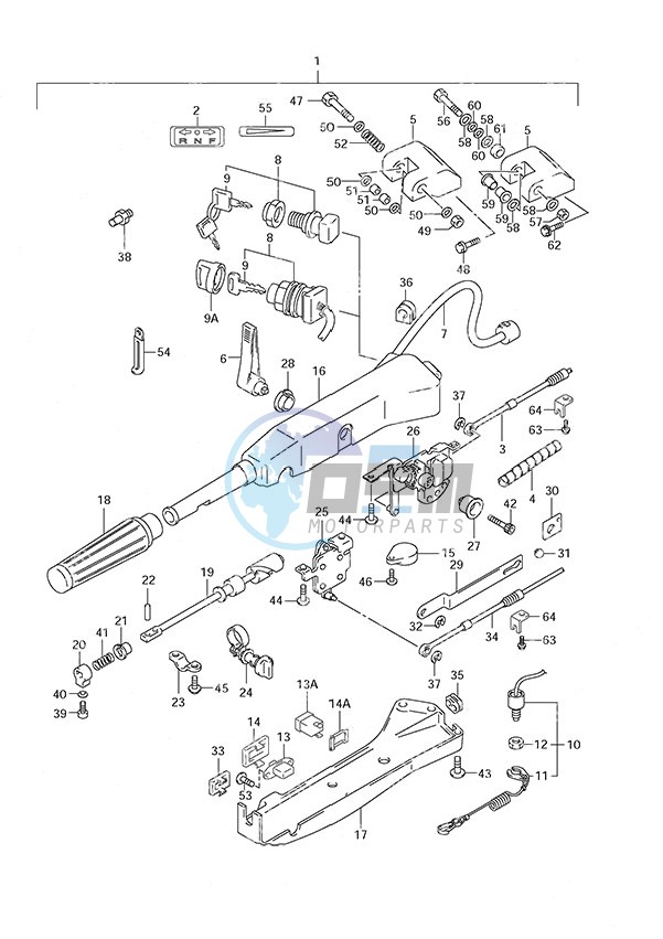 Tiller Handle