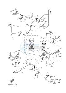 YXM700E YXM700PHF VIKING (1XPM) drawing MASTER CYLINDER