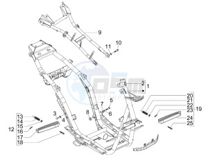 Runner 125 ST 4T E3 (EMEA) drawing Frame/bodywork