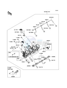 Z1000 ZR1000DCFA FR GB XX (EU ME A(FRICA) drawing Throttle