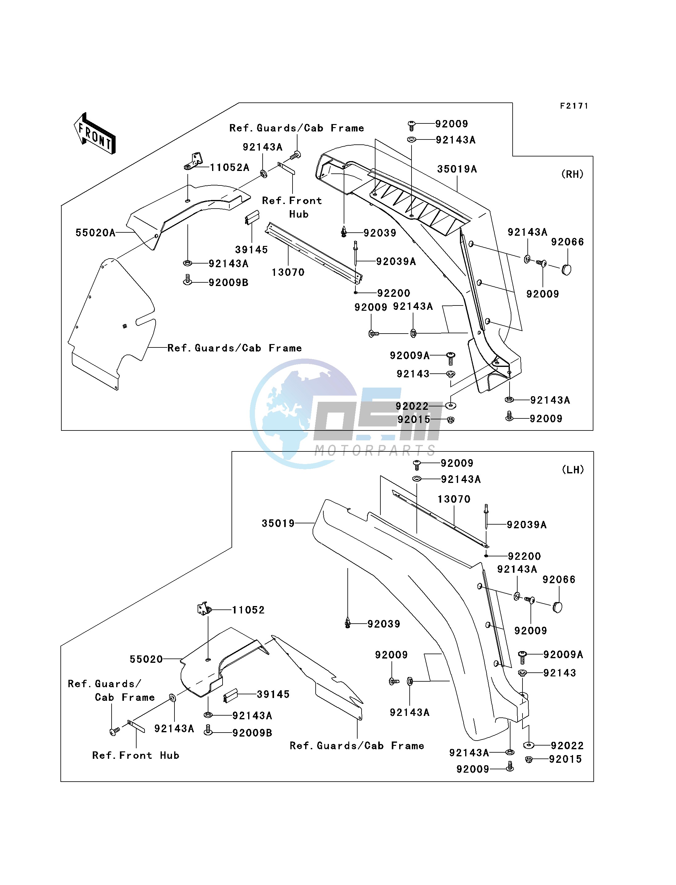 FRONT FENDER-- S- -