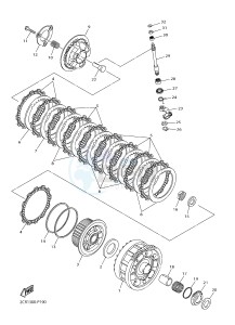 YZF-R1 998 R1 (2CRC 2CRD) drawing CLUTCH