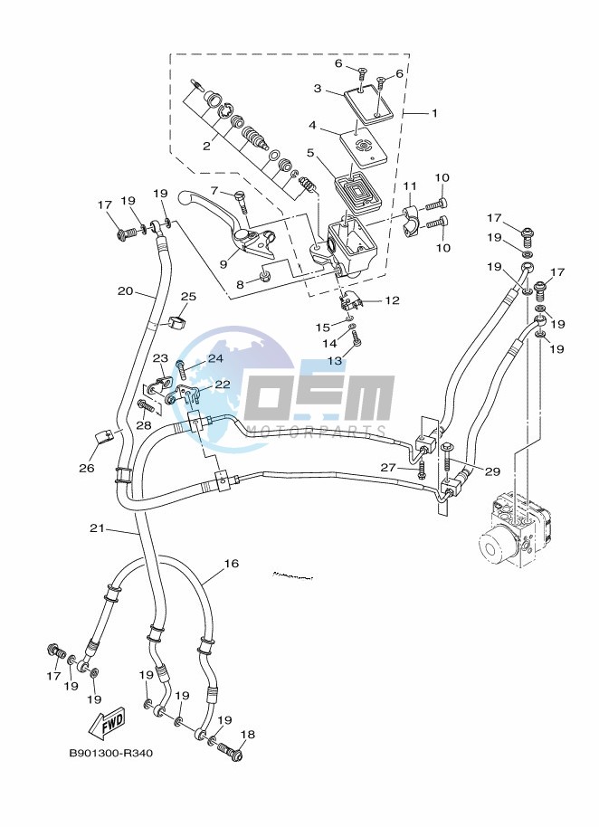 FRONT MASTER CYLINDER