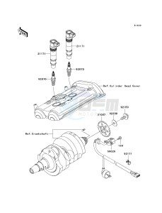 ER 650 A [ER-6N (EUROPEAN] (A6S-A8F) A6S drawing IGNITION SYSTEM