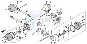 CM125C drawing WINKER